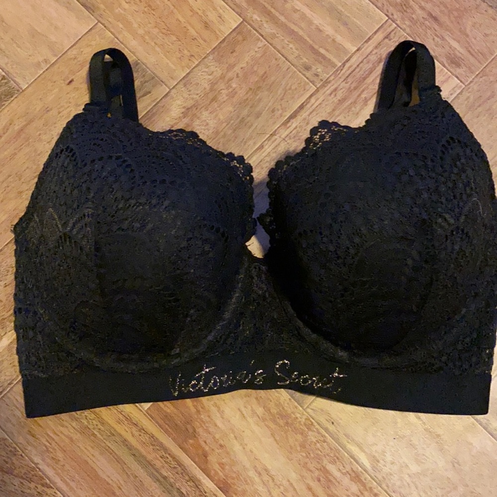 Victoria's Secret black lace demi